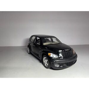 124 Scale Black Chrysler PT Cruiser Diecast Model Saico Toy VTG DP7004